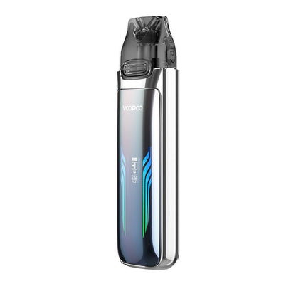VooPoo VMate Max Pod Vape Kit in Glacier Silver perfect Nic Salt E-liquids 