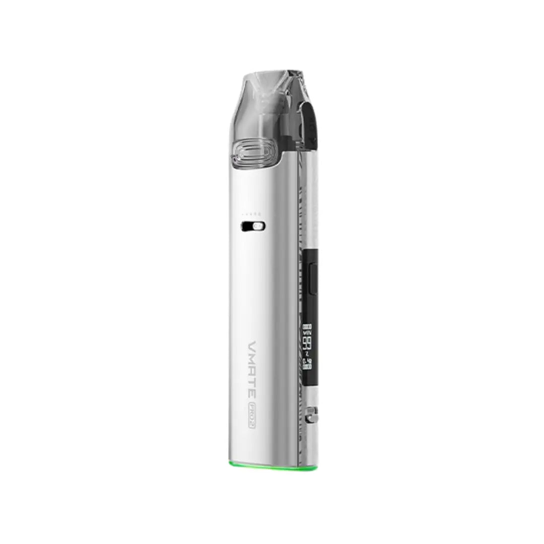Voopoo VMATE Pro 2 Pod Vape Kit in Glacier Silver Colour 