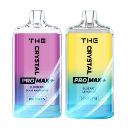 WGA Crystal Pro Max 10000 Puff Prefilled Vape Kit Box of 10, Aj Super Store