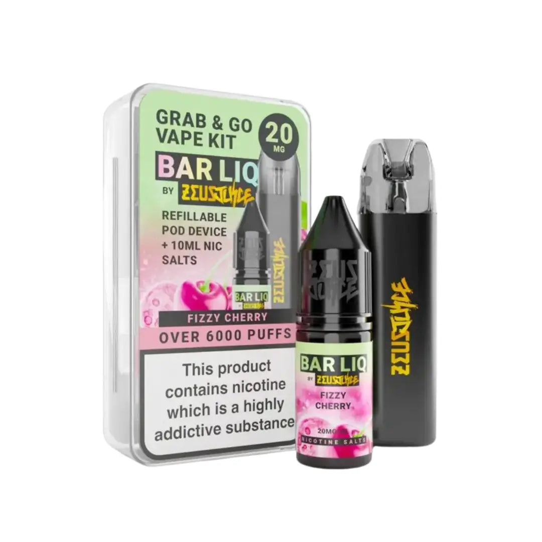 Zeus Juice Grab & Go Pod Kit Fizzy Cherry Flavour 