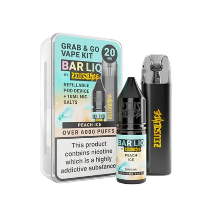 Zeus Juice Grab & Go Pod Kit Peach Ice Flavour 