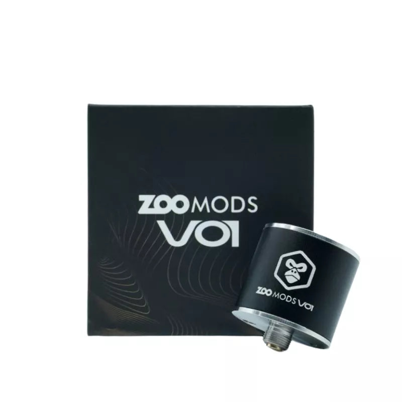 Zoo Mods VO1 portable volt & ohm meter in black and packaging on a white background